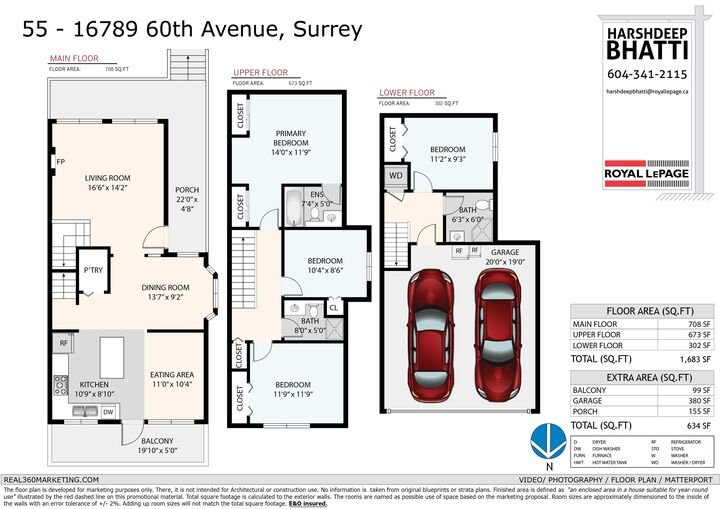 Property Photo: 16789 60 Avenue 55 BC V3S 1S8