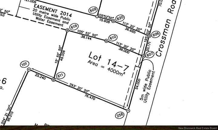 Property Photo:  Lot Crossman Road  NB E4L 3V7 