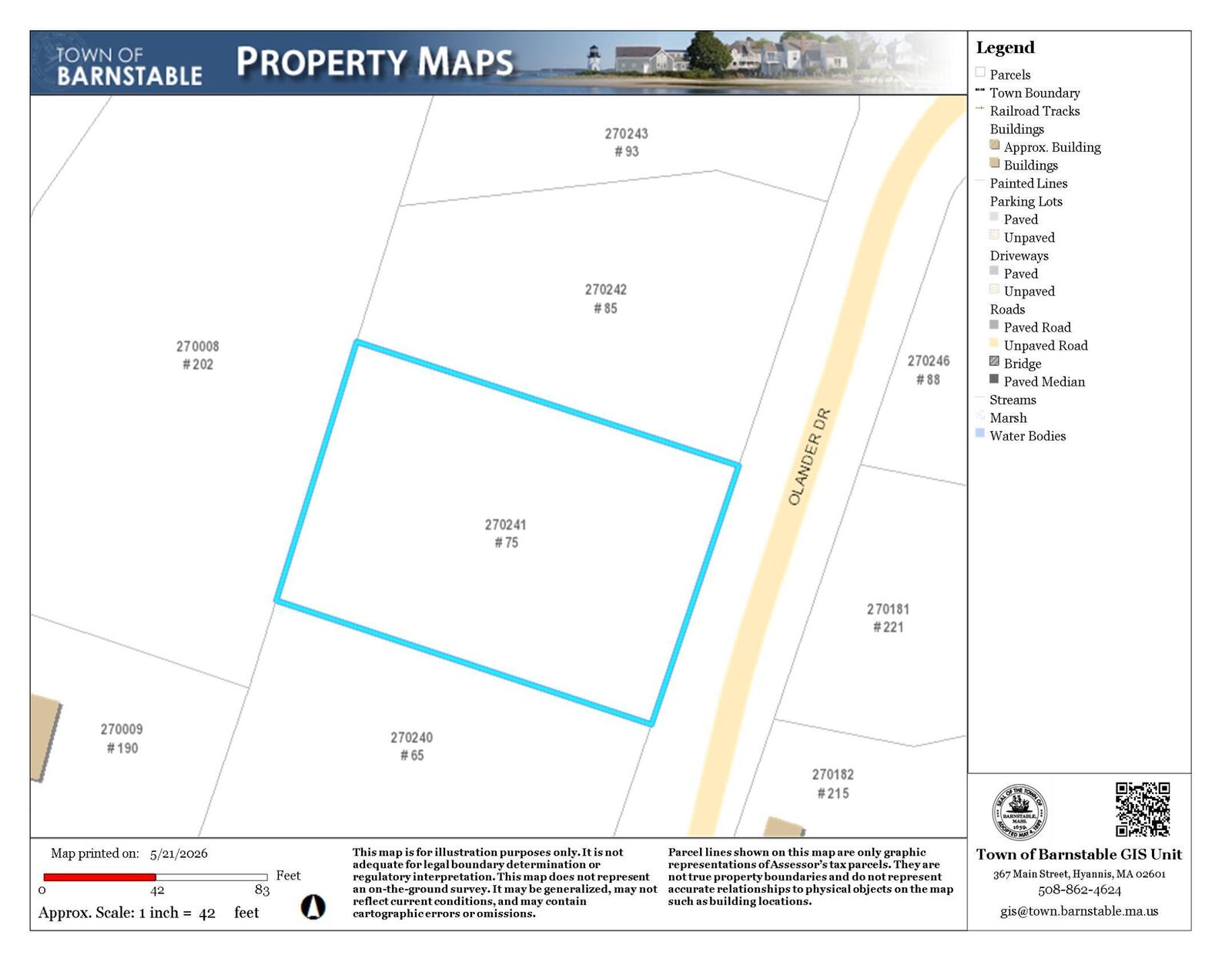 Property Photo:  75 Olander Drive  MA 02601 