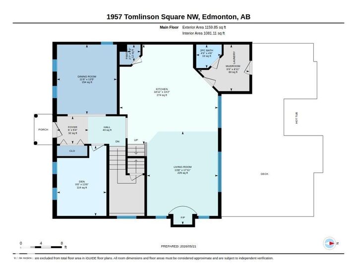 Property Photo: 1957 Tomlinson Square Square NW AB T6R 2R7