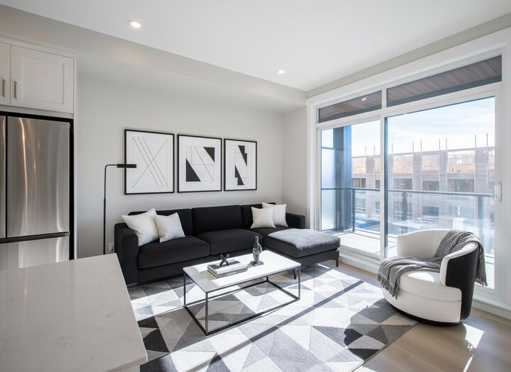 Property Photo: 1802 Mahogany Boulevard SE 7202 AB T3M 4J2