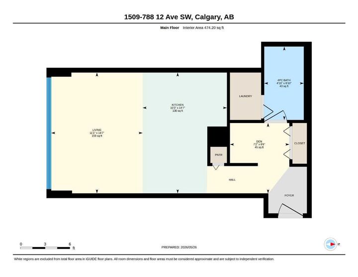 Property Photo:  788 12 Avenue SW 1509  AB T2R 0H1 