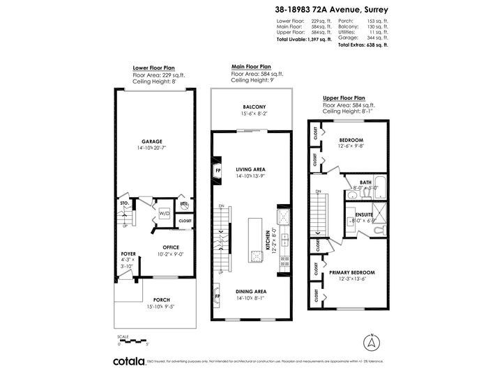 Property Photo: 18983 72A Avenue 38 BC V4N 1A5