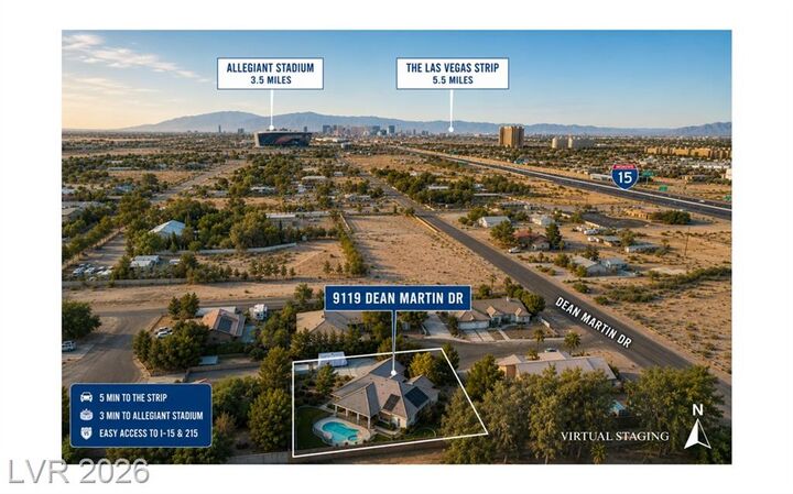 Property Photo: 9119 Dean Martin Drive NV 89139