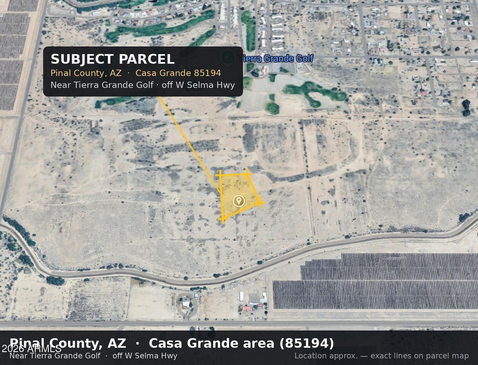 Property Photo: X W Casa Grande Boulevard 8 AZ 85194