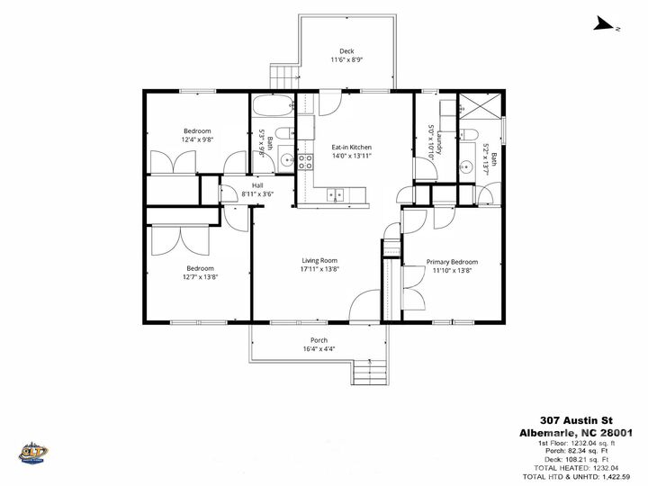 Property Photo:  307 Austin Street  NC 28001 