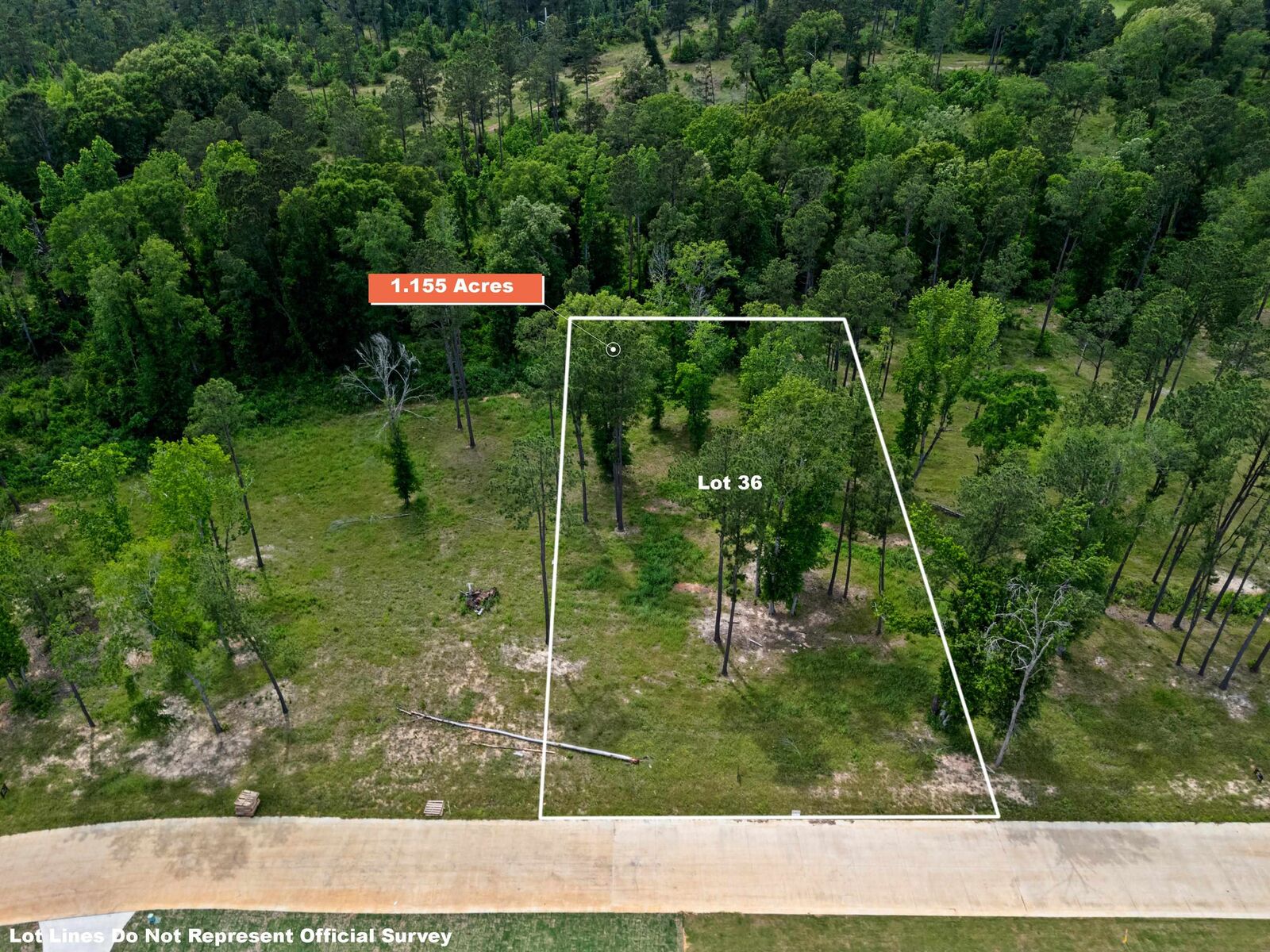 Property Photo:  Lot 36 Southern Pines  TX 75650 