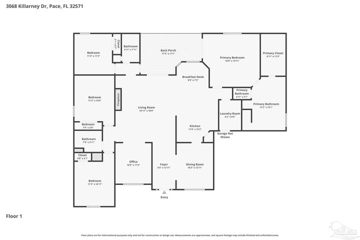 Property Photo: 3068 Killarney Dr FL 32571