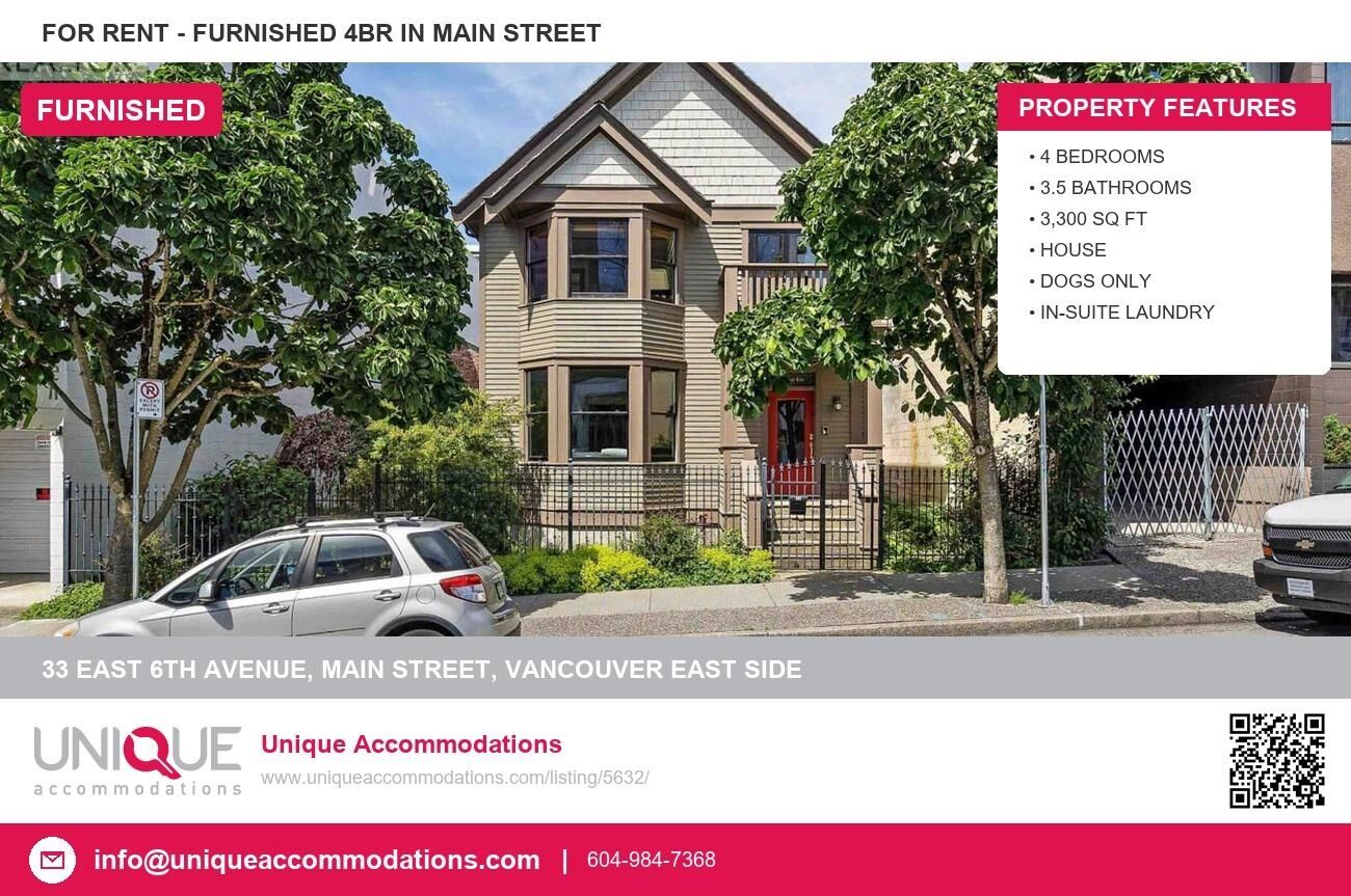 Property Photo:  33 East 6th  BC V5T 1J3 