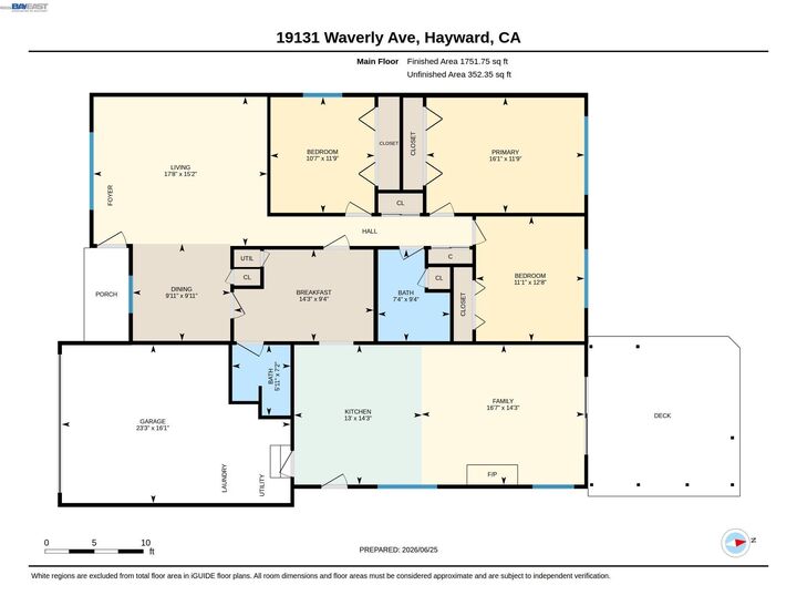 Property Photo:  19131 Waverly Avenue  CA 94541 