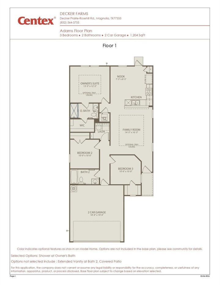 Property Photo: 25462 Multiflora Dr TX 77355