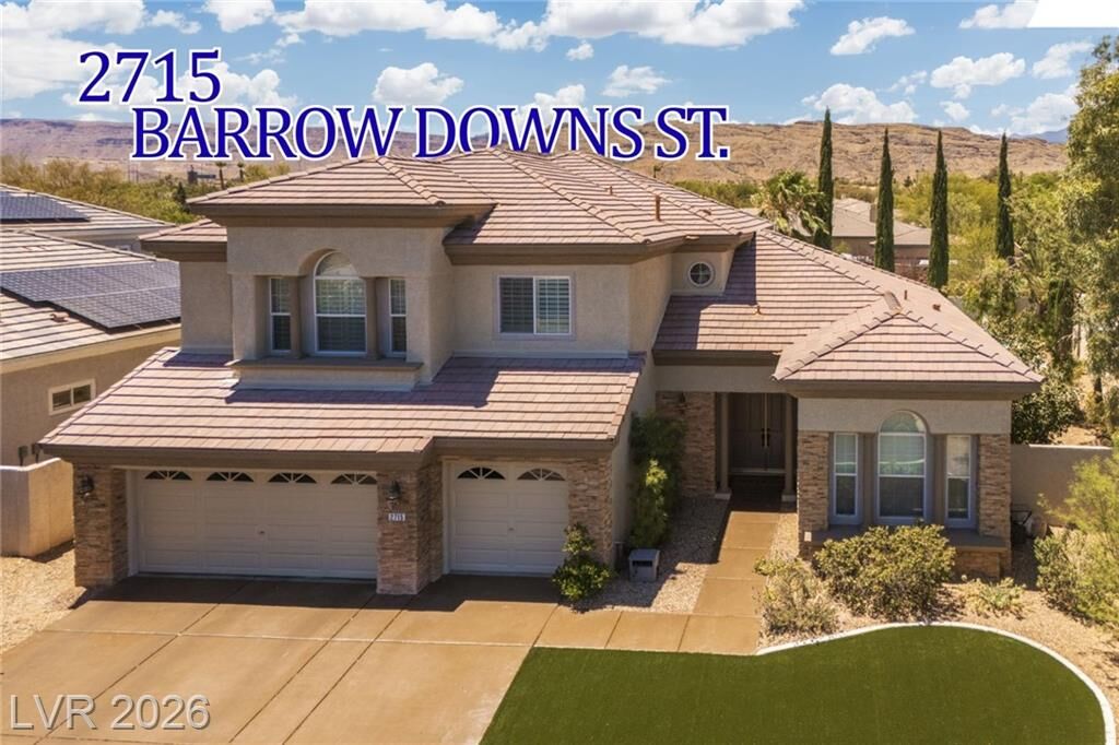 Property Photo:  2715 Barrow Downs Street  NV 89135 