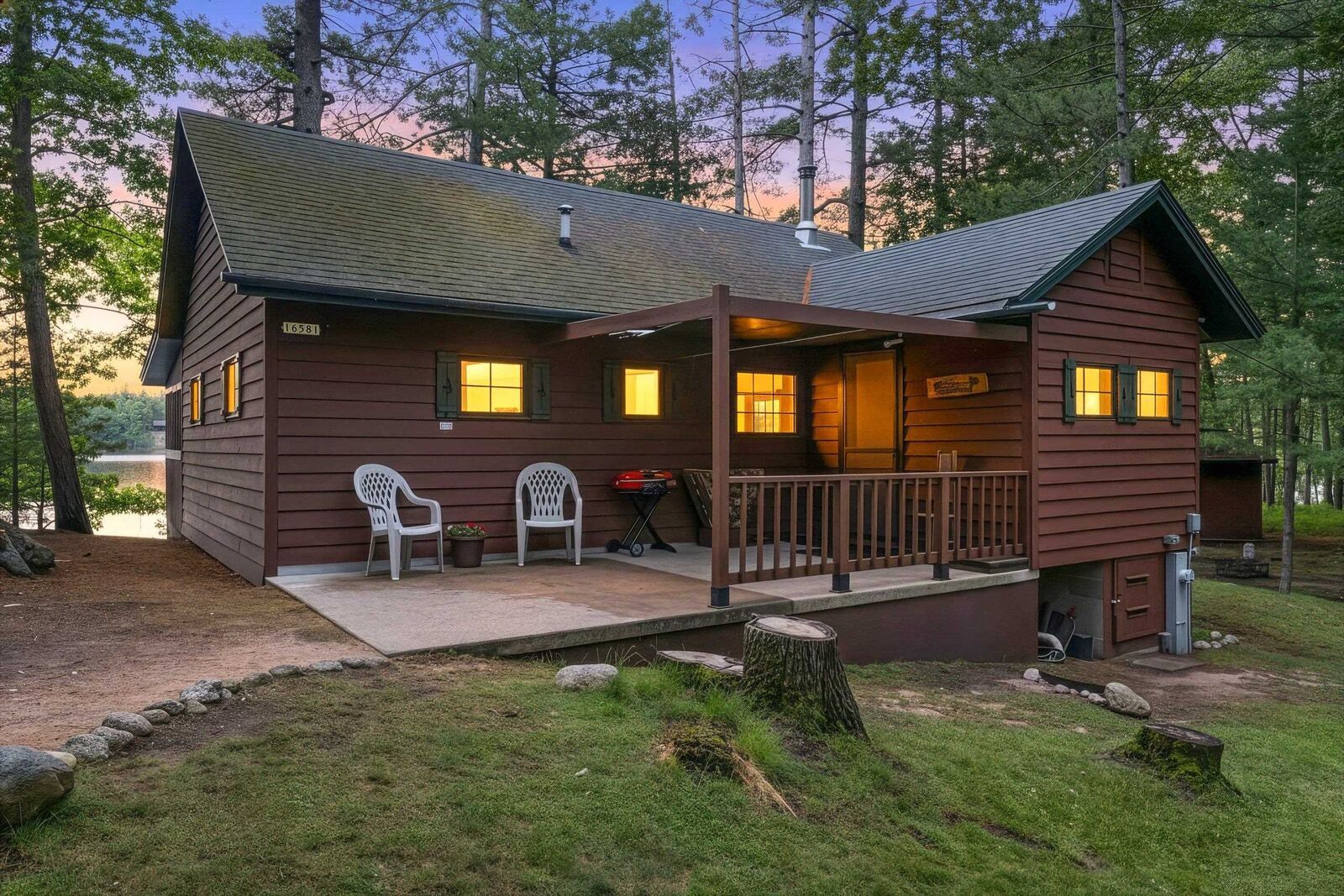 Property Photo:  16581 E Bass Lake Road  WI 54175 
