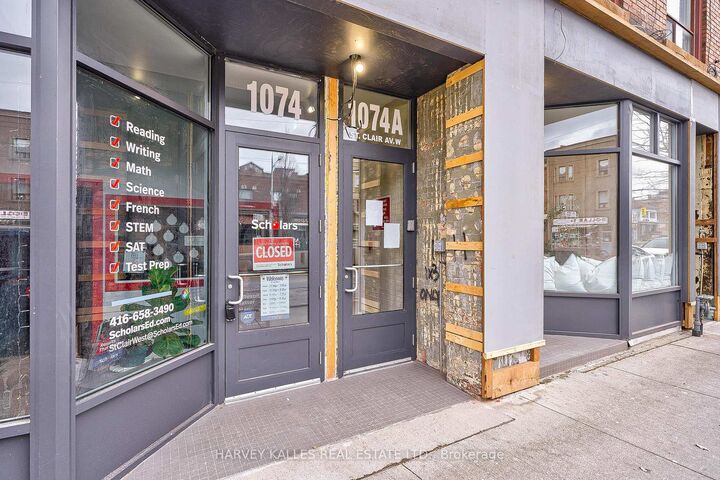 Property Photo: 1074 St Clair Avenue W 4 ON M6E 3H3