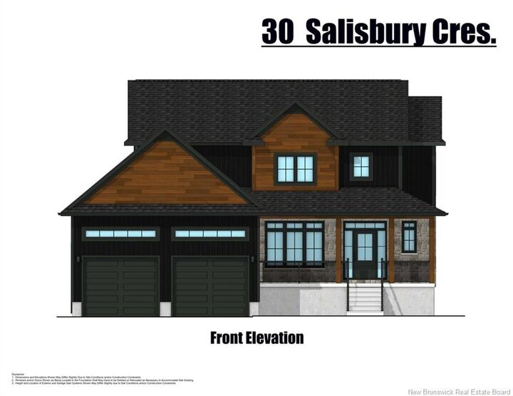 Property Photo: 30 Salisbury Crescent NB E3B 5E9