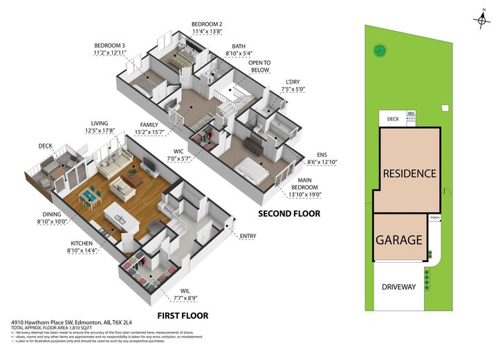 Property Photo: 4910 Hawthorn Place SW AB T6X 2B8