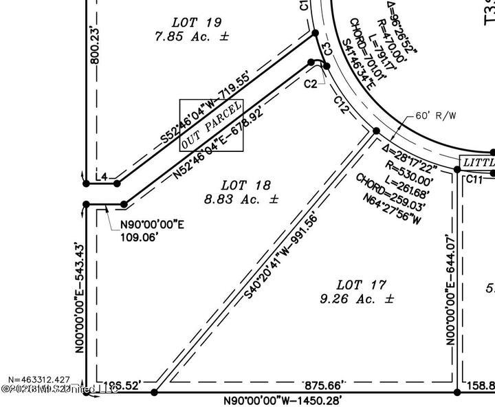 Property Photo: 8.83ac Little Cedar Road MS 39452