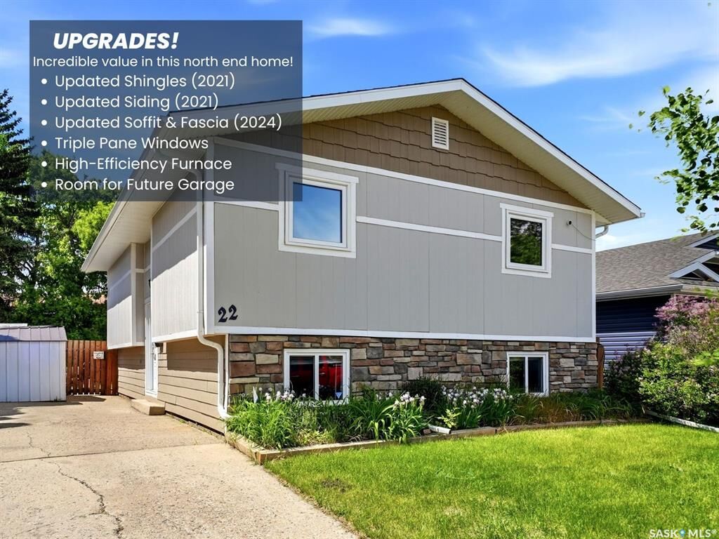 Property Photo: 22 Salemka Crescent SK S4R 7S1