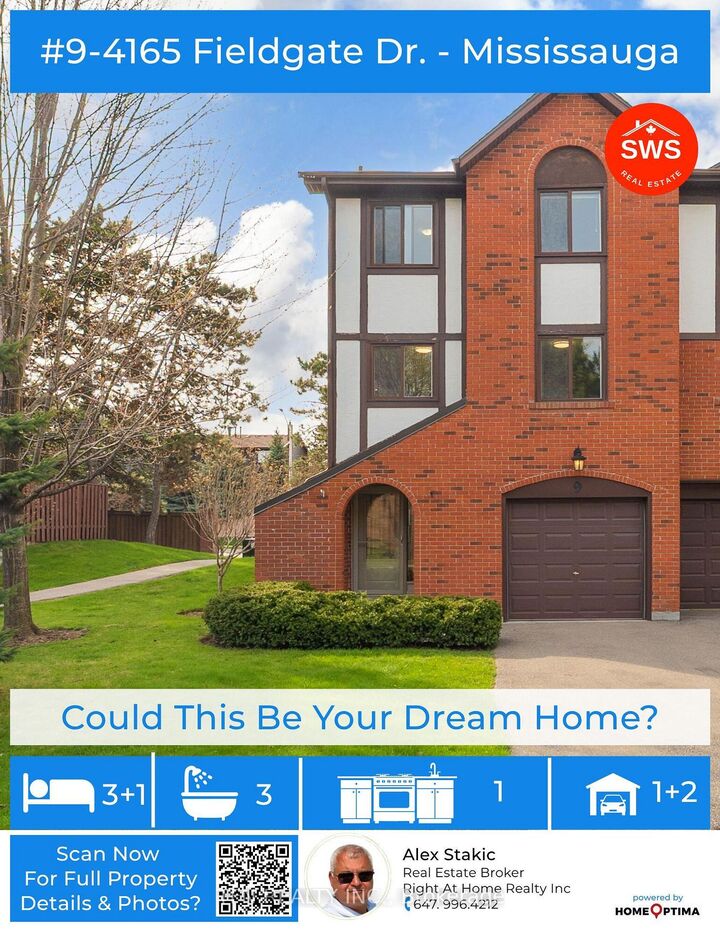 Property Photo:  4165 Fieldgate Drive 9  ON L4W 2M9 
