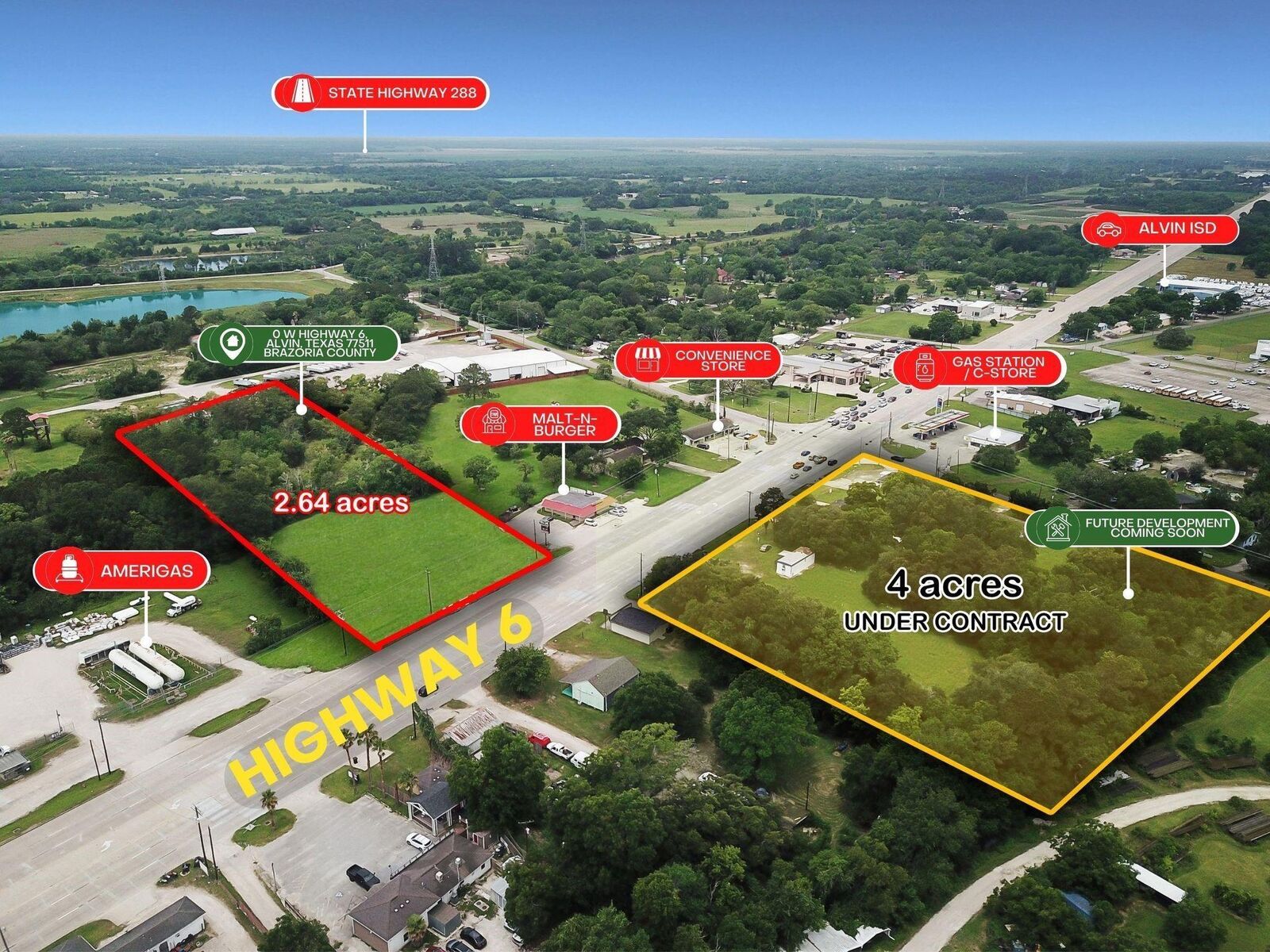 Property Photo: 2465 Highway 6 TX 77511