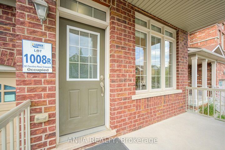 Property Photo: 92 Carolina Rose Crescent ON L6E 0J6