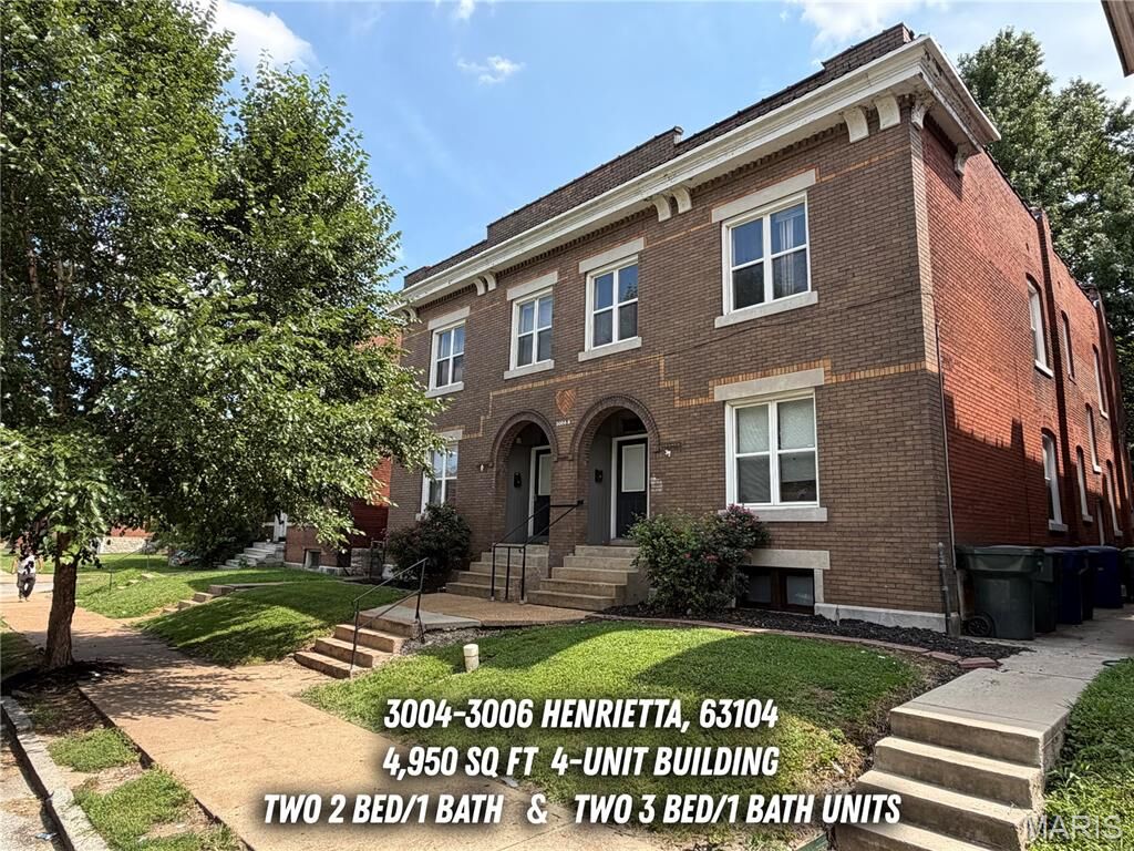 Property Photo: 3004-3006 Henrietta Street MO 63104