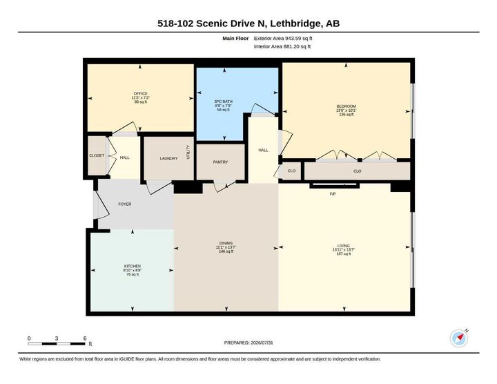 Property Photo: 102 Scenic Drive N 518 AB T1H 5L9