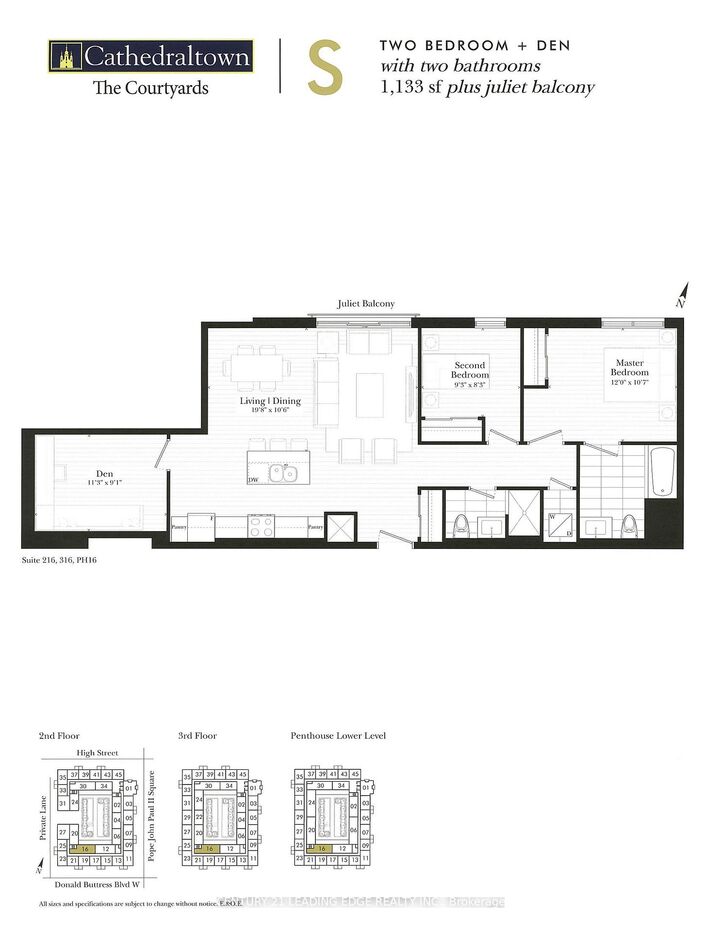 Property Photo: 101 Cathedral High Street 216 ON L6C 0P1