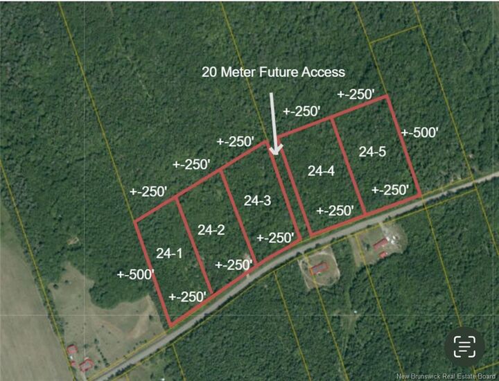 Property Photo:  Lot 24-2 Renauds Mills  NB E4V 2N9 