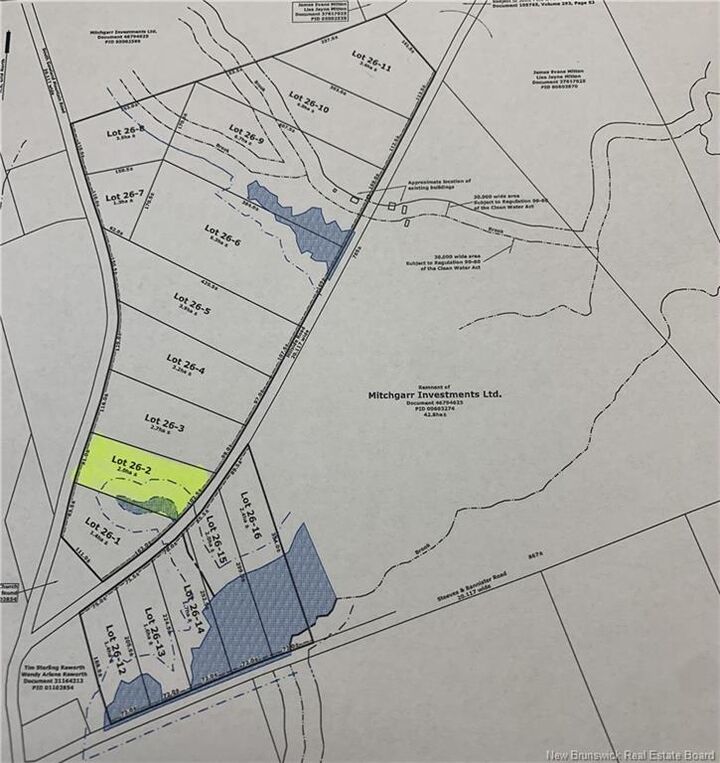 Property Photo:  Lot 26-2 Hillside  NB E4Z 2L3 