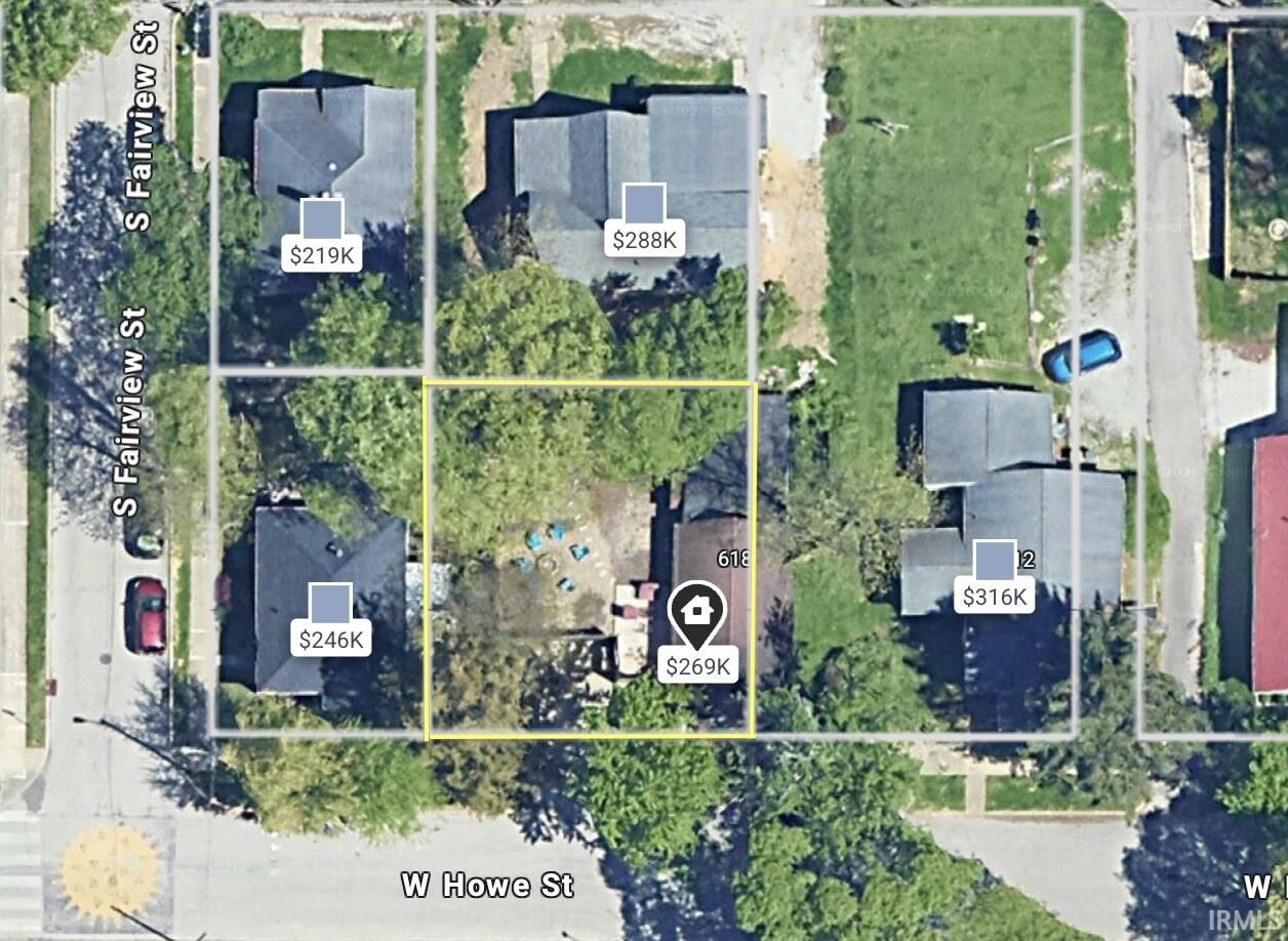 Property Photo: 618 W Howe Street IN 47403-2231