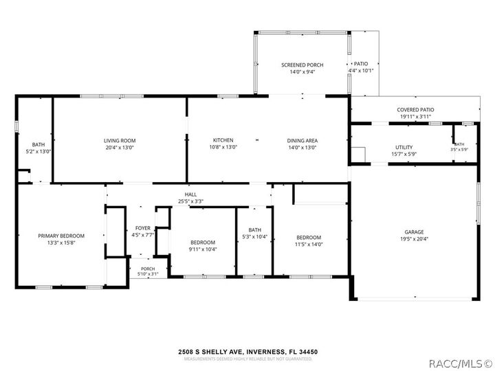 Property Photo: 2508 S Shelly Avenue FL 34450