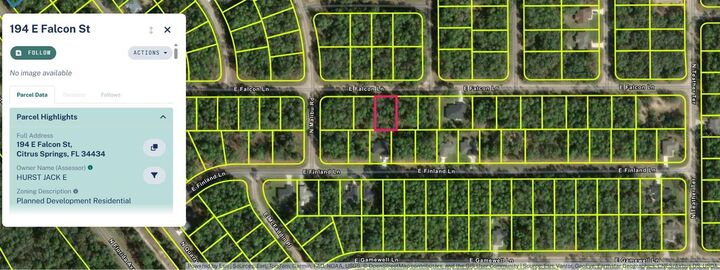 Property Photo: 194 E Falcon Street FL 34434