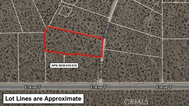 Property Photo: 0 125th St E Ave T CA 93543