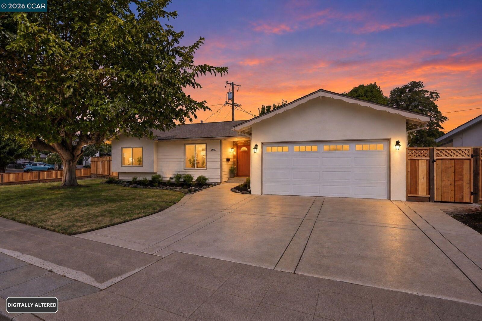 Property Photo: 7597 Canterbury Ln CA 94568