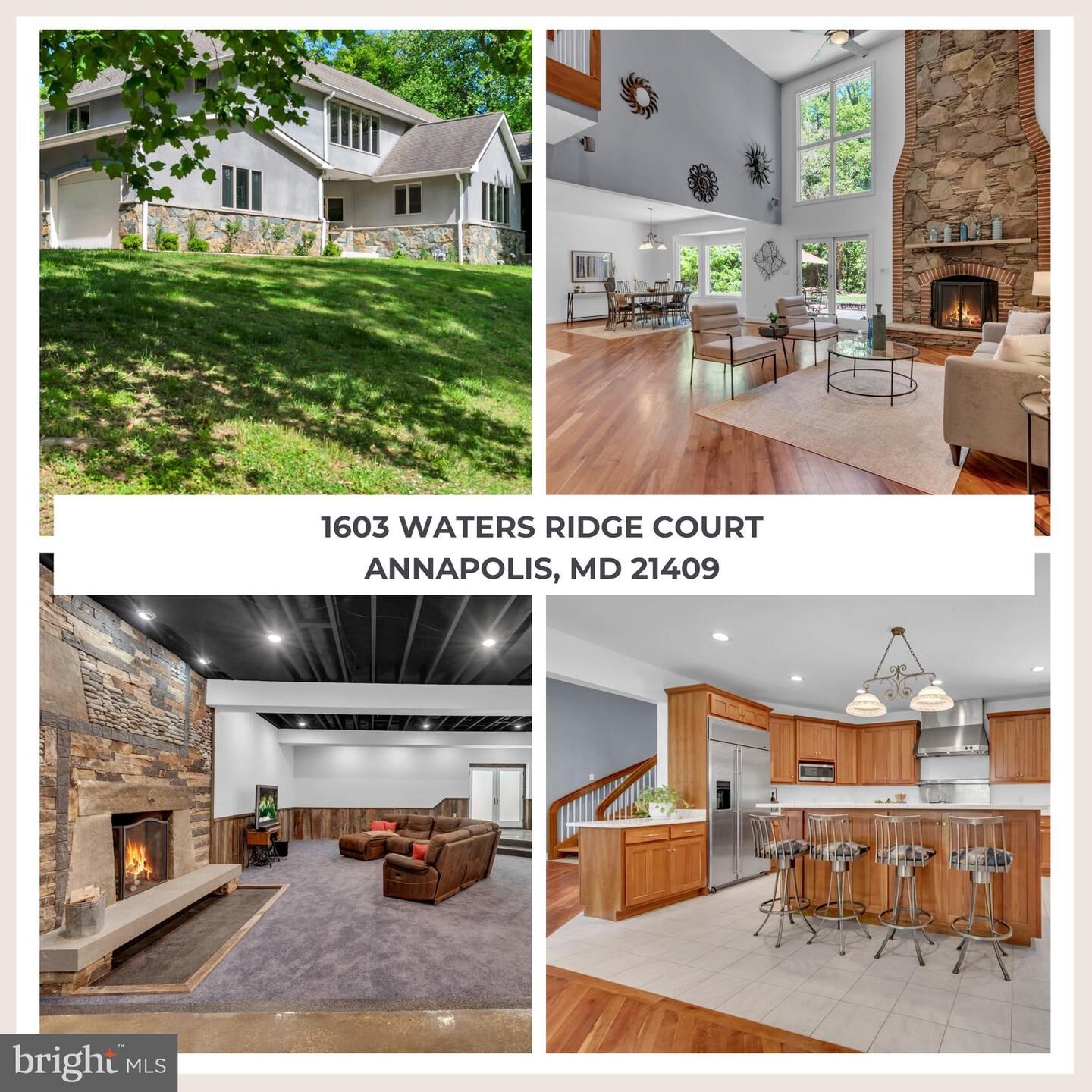 Property Photo: 1603 Waters Ridge Court MD 21409