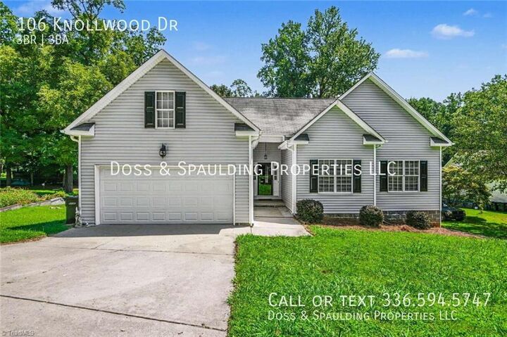Property Photo: 106 Knollwood Drive NC 27282