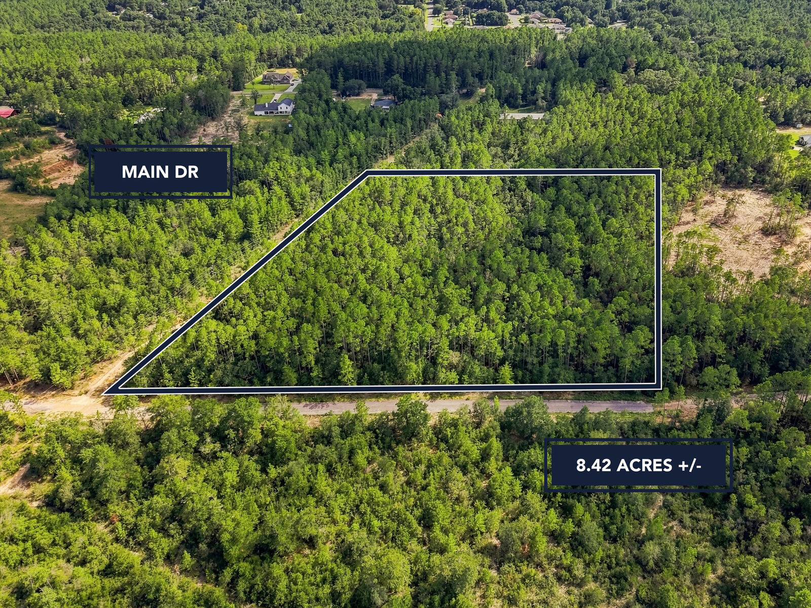Property Photo:  8.42 Acres Main Drive  FL 32539 
