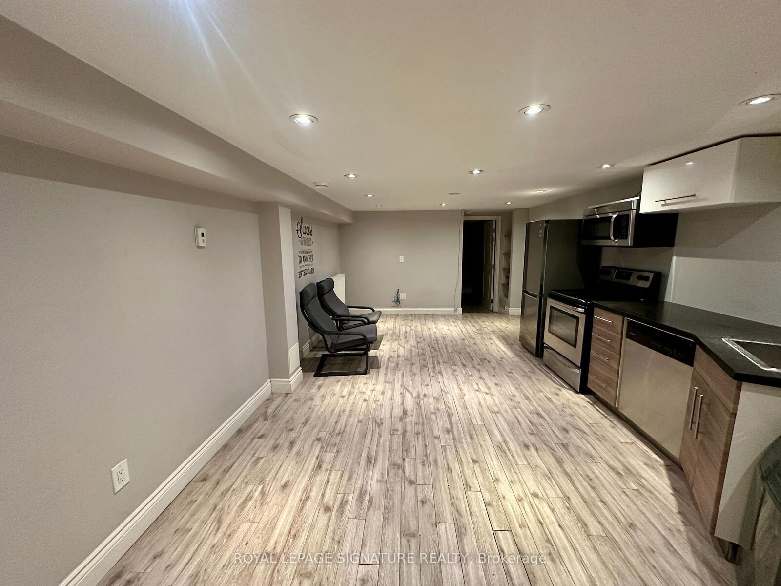 Property Photo:  66 Condor Avenue Bsmt  ON M4J 3M9 