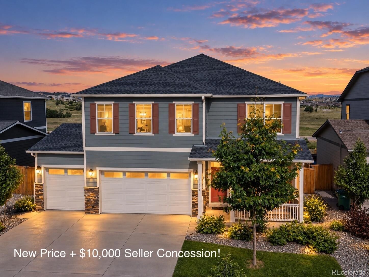 Property Photo:  13891 Wild Lupine Street  CO 80134 