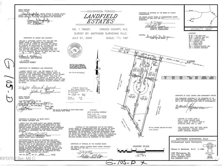 Property Photo: 102 Gloria Court NC 28586