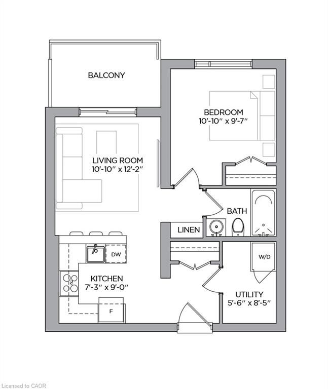 Property Photo: 107 Roger Street 610 ON N2J 0G3