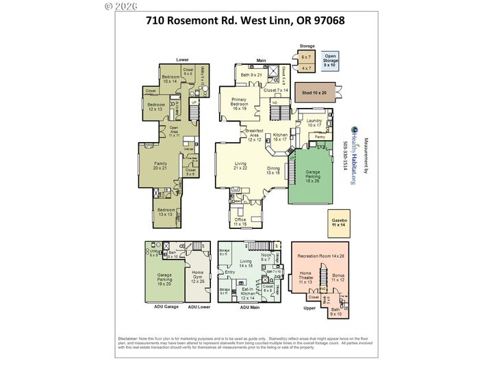 Property Photo: 710 Rosemont Rd OR 97068