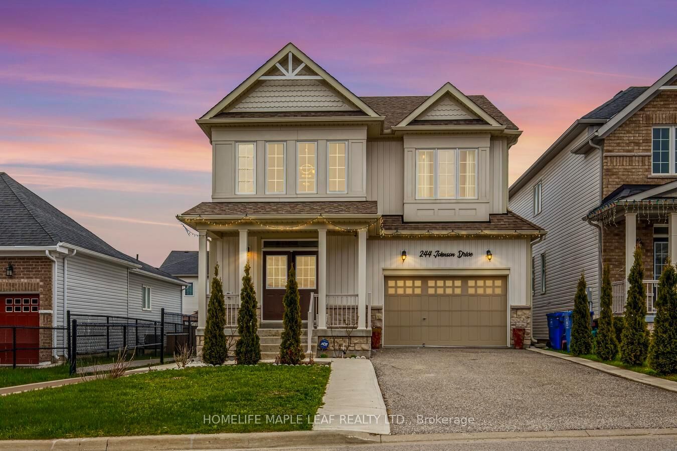 Property Photo:  244 Johnson Drive  ON L9V 3V7 