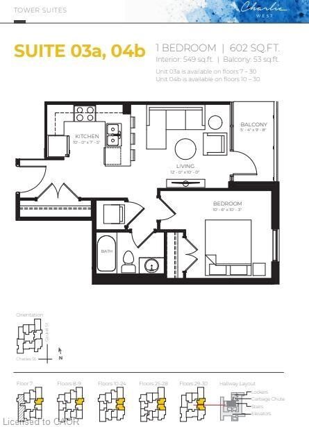 Property Photo:  60 Charles Street W 1104  ON N2G 0C9 