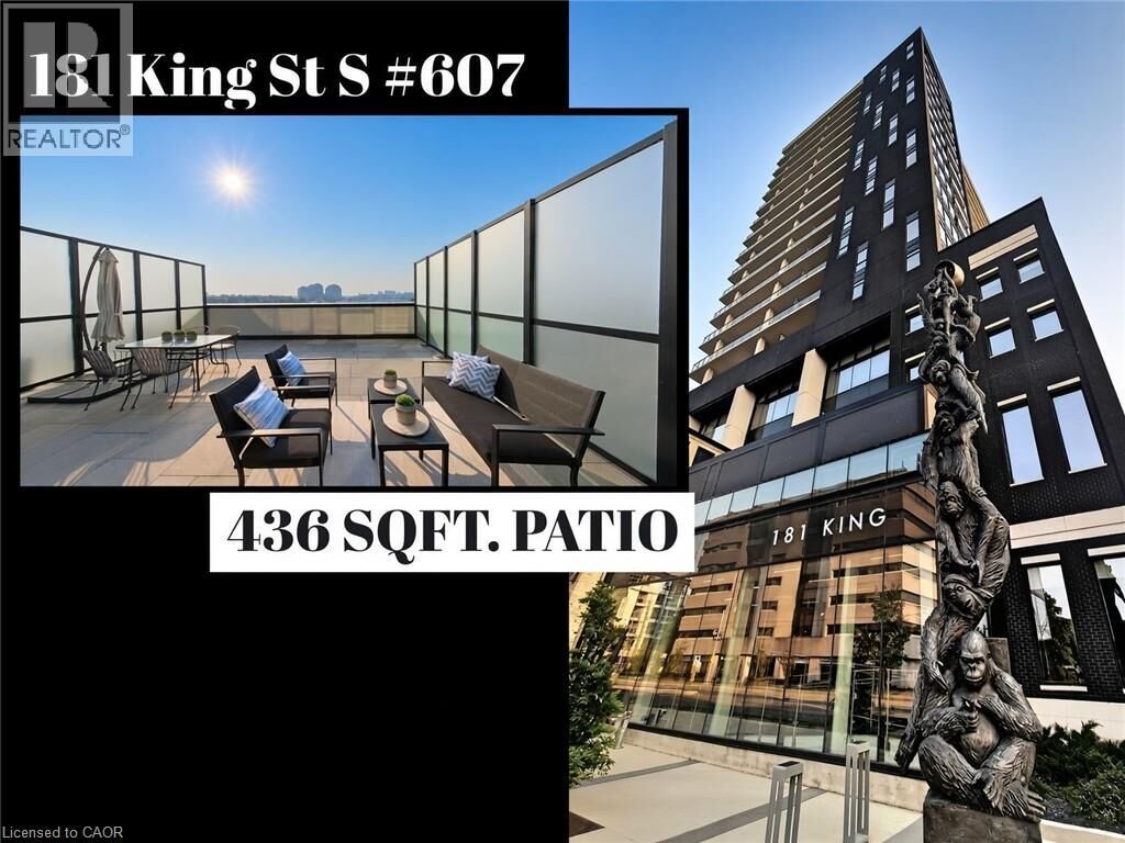 Property Photo:  181 King Street South 607  ON N2J 0E7 