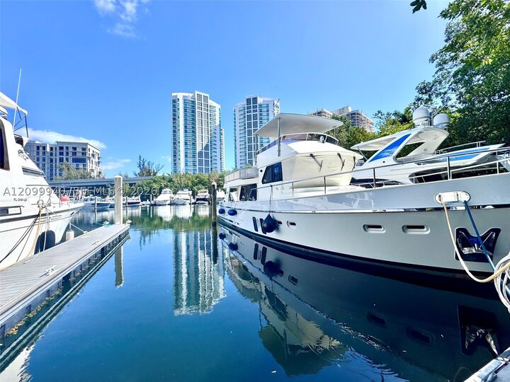 Property Photo:  3575 Mystic Pointe Dr Slip #110  FL 33180 