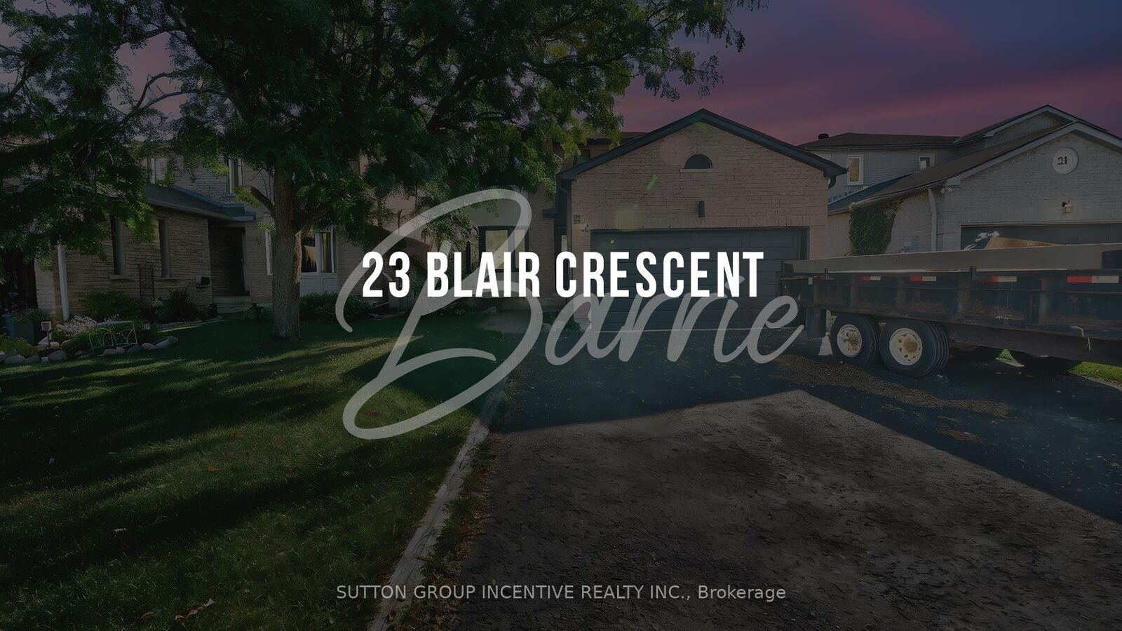 Property Photo: 23 Blair Crescent ON L4M 5Y7