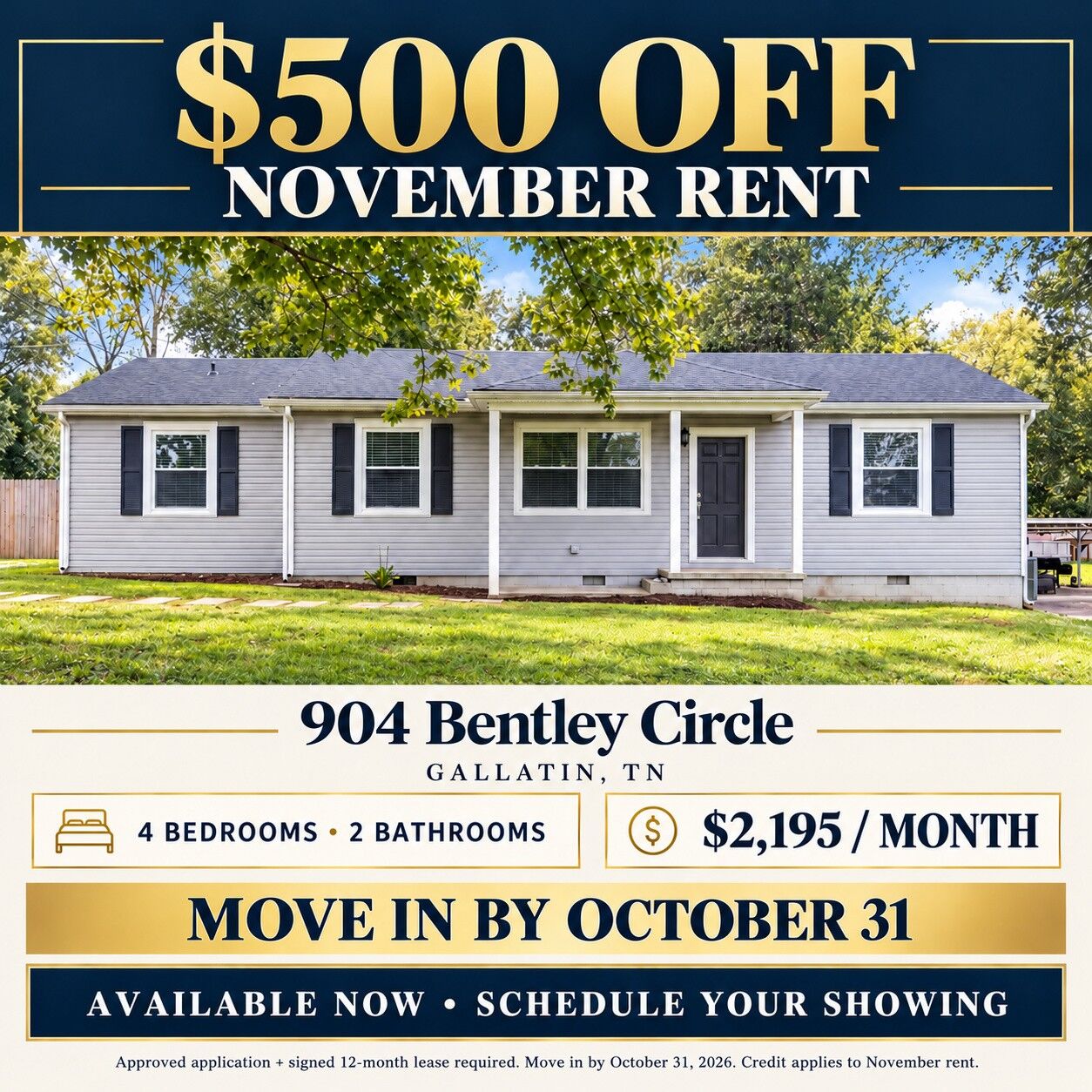 Property Photo: 904 Bentley Cir TN 37066