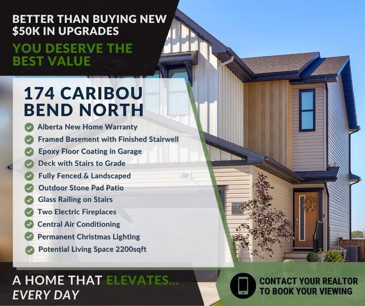 Property Photo:  174 Caribou Bend N  AB T1H 7J8 